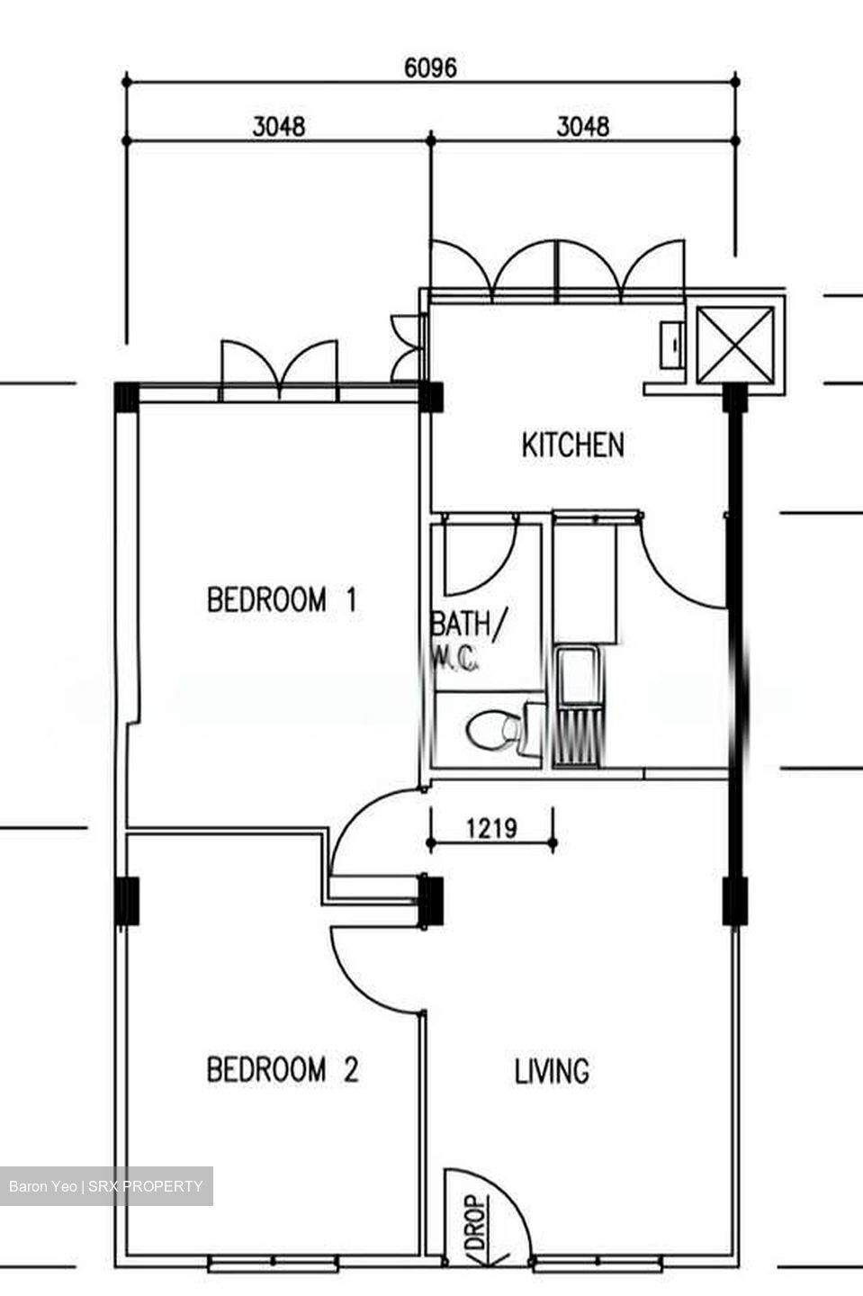 Blk 18 Taman Ho Swee (Bukit Merah), HDB 3 Rooms #635968401